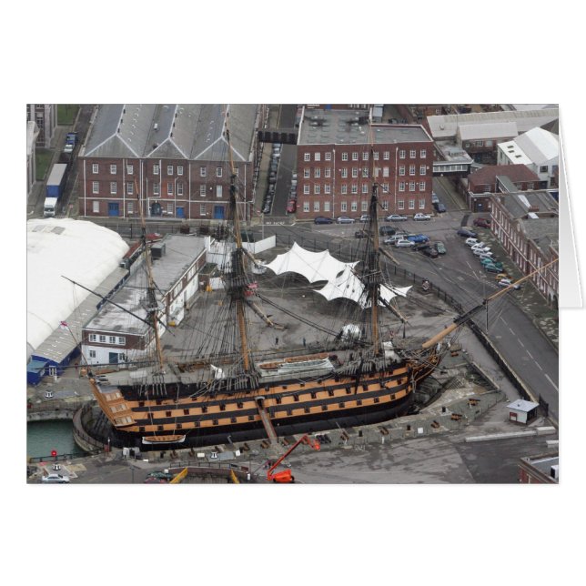 Cartão Vitória do H.M.S. (Frente Horizontal)