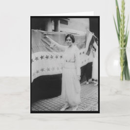 Cartão Vitória do sufrágio da alteração de Alice Paul 19a