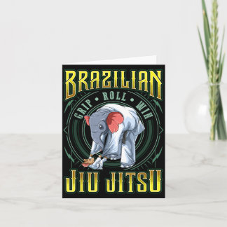 Cartão Vitória no Rolamento de Pegada de Jiu Jitsu - Elef