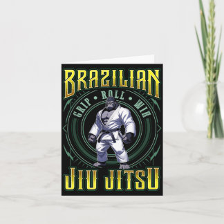 Cartão Vitória no Rolamento de Pegada de Jiu Jitsu - Gori