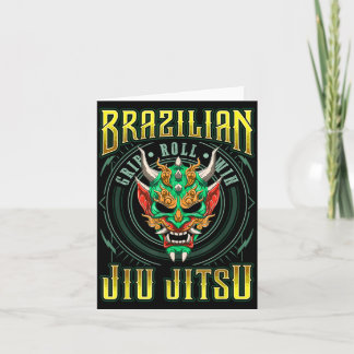 Cartão Vitória no Rolamento de Pegada de Jiu Jitsu - Oni 