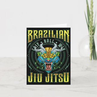 Cartão Vitória no Rolamento de Pegada de Jiu Jitsu - Tigr