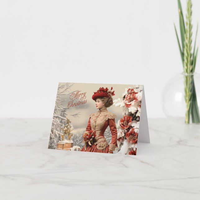 Cartão Vitoriana de Natal (Frente)