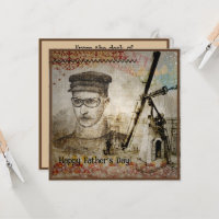 Vitoriano Steampunk Inventor Scientist Telescope