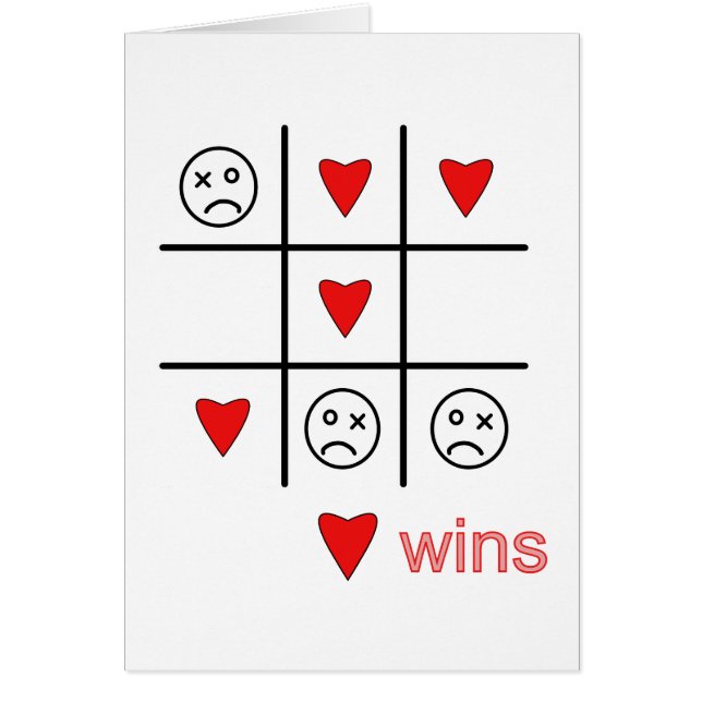 Cartão Vitórias do amor (Frente)