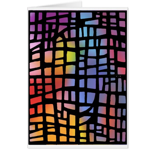 Cartão Vitral: (Frente)