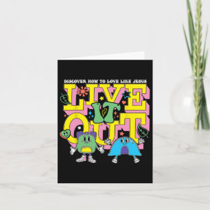 Cartão Viva Como Amar Como Jesus Vbs Summer Camp