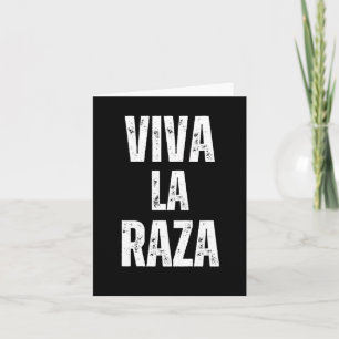 Cartão Viva La Raza Immigration Rights Anti Trump 2025