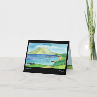 Cartão Vive Aloha o cartão, pintura de Maui sul