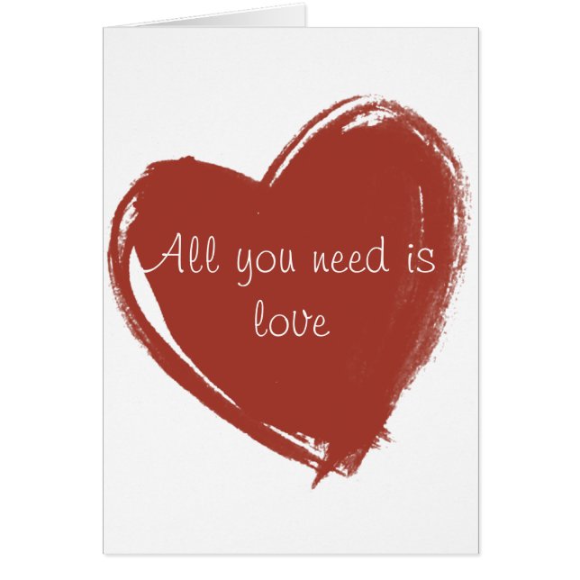 Cartão viver, amar e sonhar (Frente)