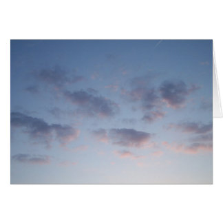 Cartão vivo das nuvens