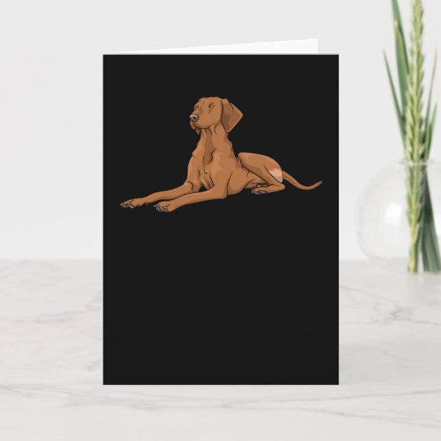 Cartão Vizsla Dog Idea (Frente)