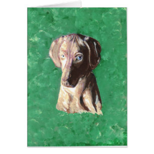 Cartão Vizsla, pintor húngaro