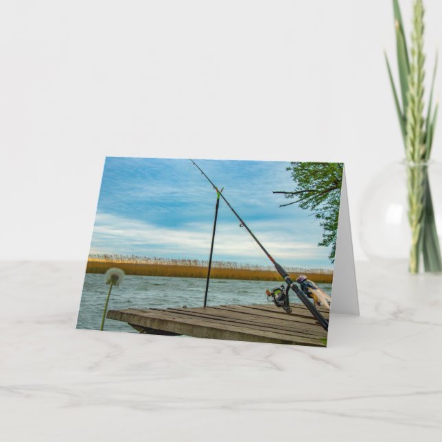 Cartão Voar Pescar. (Frente)