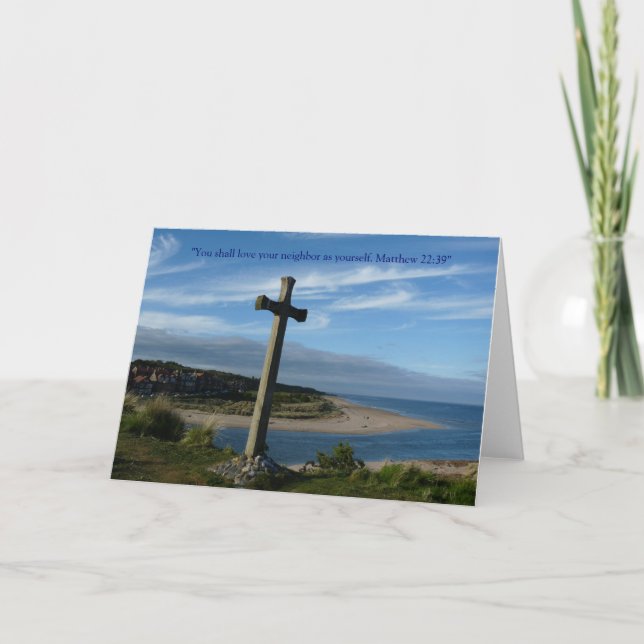 Cartão "Você amará seu vizinho como o senhor mesmo " (Frente)