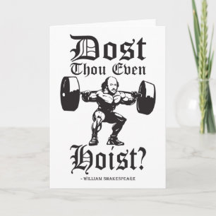 Cartão Você Até Grita? - Engraçado Novelty Shakespeare