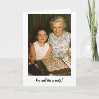 Cartão Você chama este um partido?