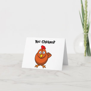 Cartão Você Chicken, Torneira Marrom Engraçada?