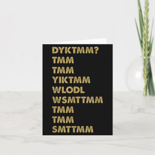 Cartão Você Conhece o Homem do Muffin_ Dyktmm_ Nostalgia 