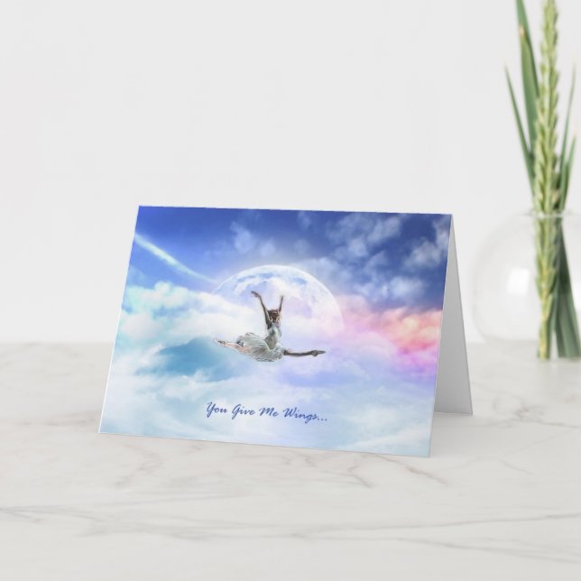 Cartão Você dá-me as asas (Frente)