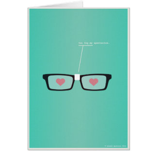 Cartão Você Desaparece Os Meus Óculos