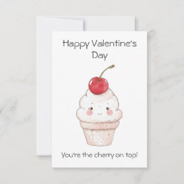 Cartão Você é a cereja no topo! – Doce Dia dos Namorados