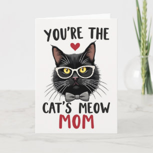 Cartão Você é a Melhor Mãe Gatinha Mate