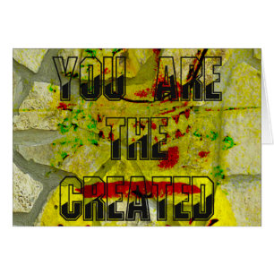 Cartão Você é a promessa criada. Personalizar produto