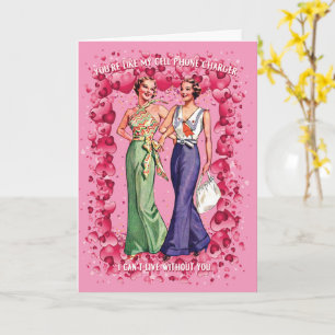 Cartão Você é como meu carregador de celular Namorados 