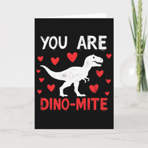 Cartão Você é Dino-mite Design de Dinossauro Engraçado Di