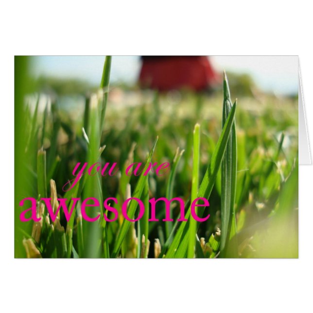 Cartão Você é impressionante (Frente Horizontal)