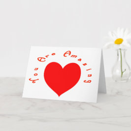 Cartão Você é incrível!