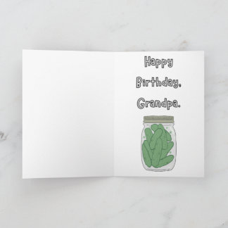 Cartão Você É Meio que um Grande Dill - Aniversário do Vo