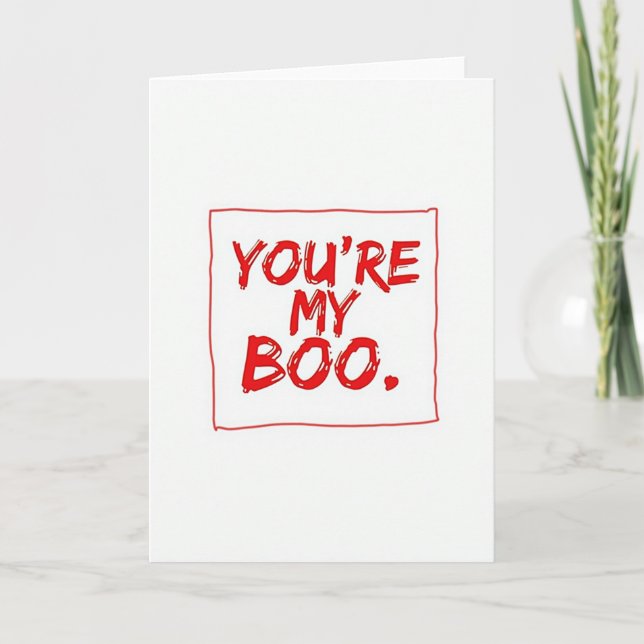 Cartão Você É Meu Amor Carta de Amor (Frente)
