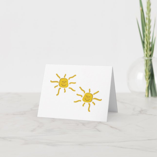 Cartão Você é meu sol (Frente)