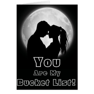 Cartão Você é minha Lista de Baldes! Com seu texto person