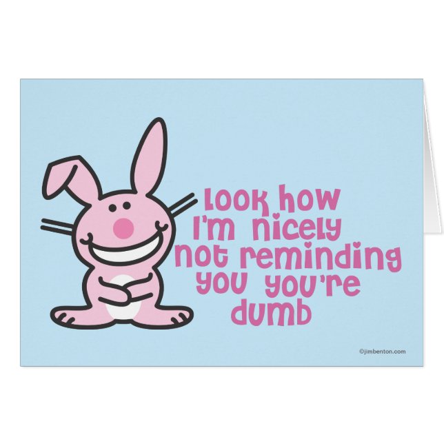 Cartão Você é mudo (Frente Horizontal)