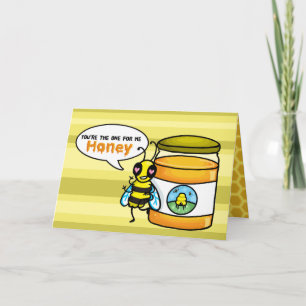 Cartão Você é o meu Honey bee card