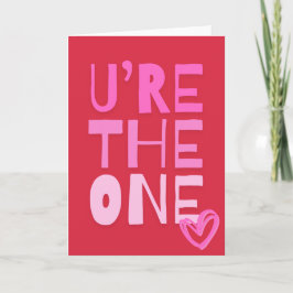 Cartão Você é o único