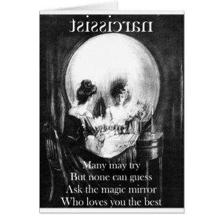 Cartão Você é tão vaidosa.