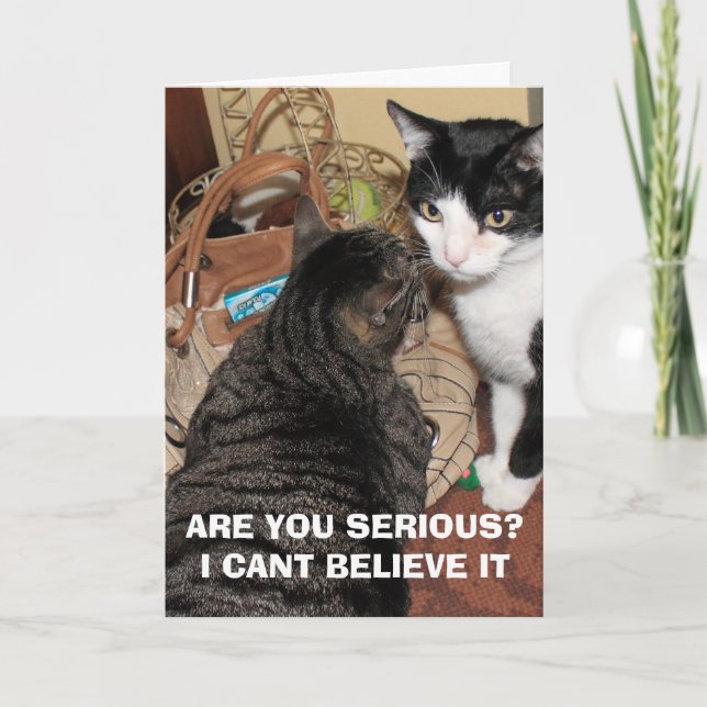 Cartão Você é tão velha assim? (Frente)