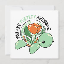 Você É Turtley Incrível Flor Com Êxito