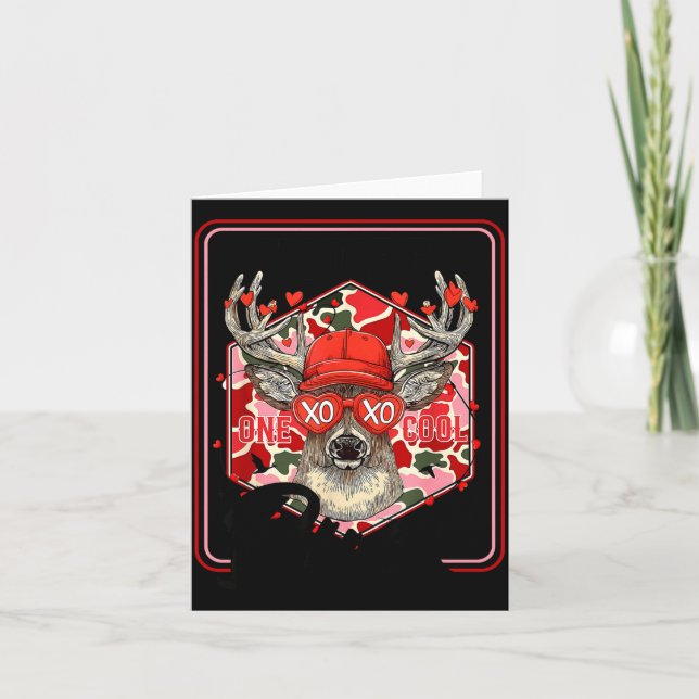 Cartão Você é um Camuflagem de Buck Legal no Dia dos Namo (Frente)