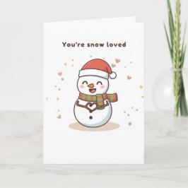 Cartão Você é um Cute Puchi Dōshi Card Amado como a Neve