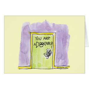 Cartão Você é um desenho animado DOOR