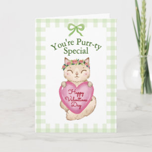 Cartão Você é um Gatinho Especial de Festa Feliz Dia dos 