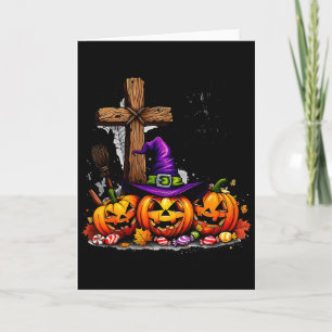 Cartão Você é um Jesus Fall-o-ween Abóbora Engraçada _1