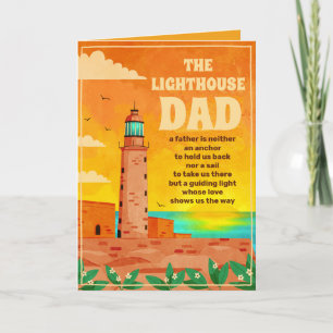 Cartão Você é um pai farol Dia dos Pais Personalizado