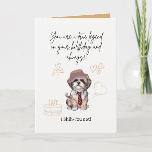 Cartão Você é uma verdadeira lenda no seu aniversário e s