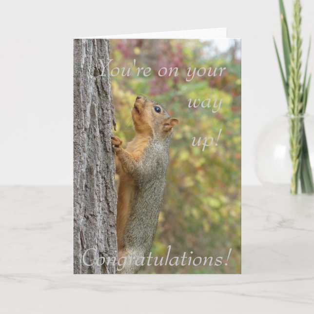 Cartão Você está a caminho (Frente)